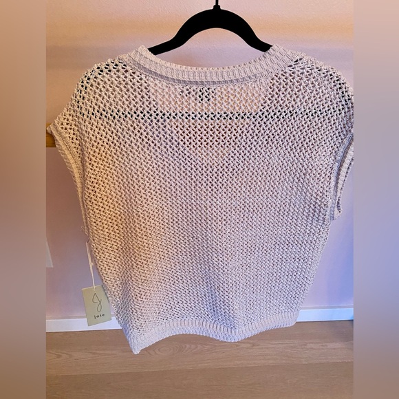 Joie Knit w/ Sequins Boxy Sweater Vest NWT - Picture 4 of 7